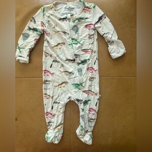 Caden Lane Viscose Bamboo Footie 0-3M